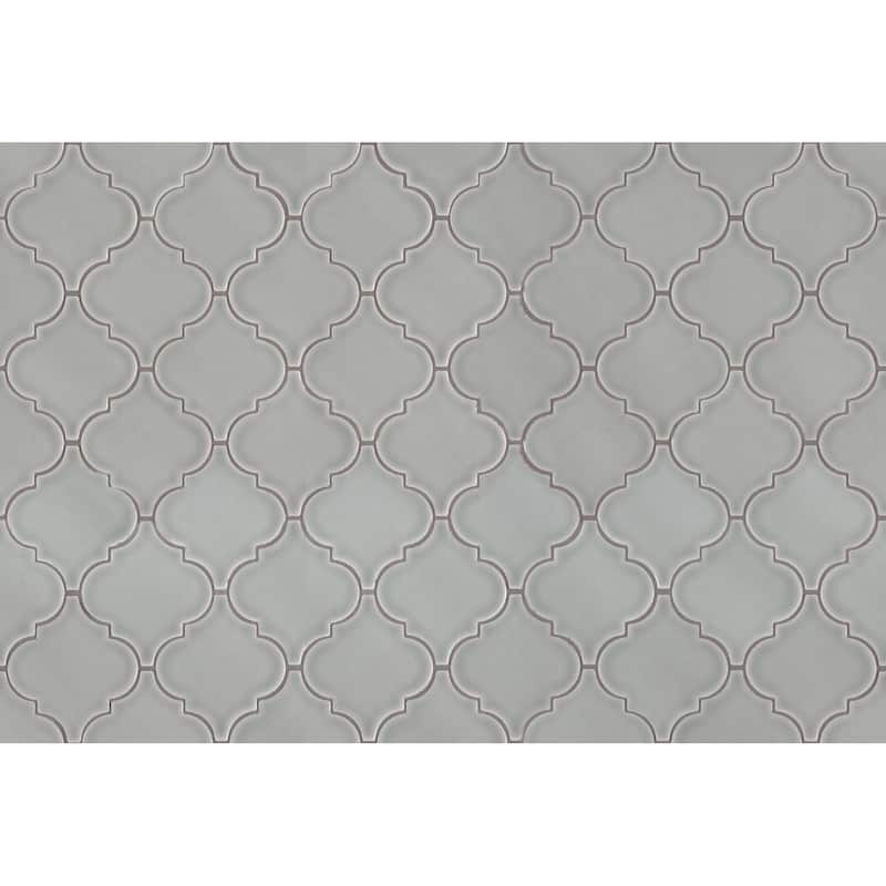 Ackland AKM-P-3X3LNG-CA 12" x 12" Porcelain Arabesque/Baroque Mosaic - Marabella