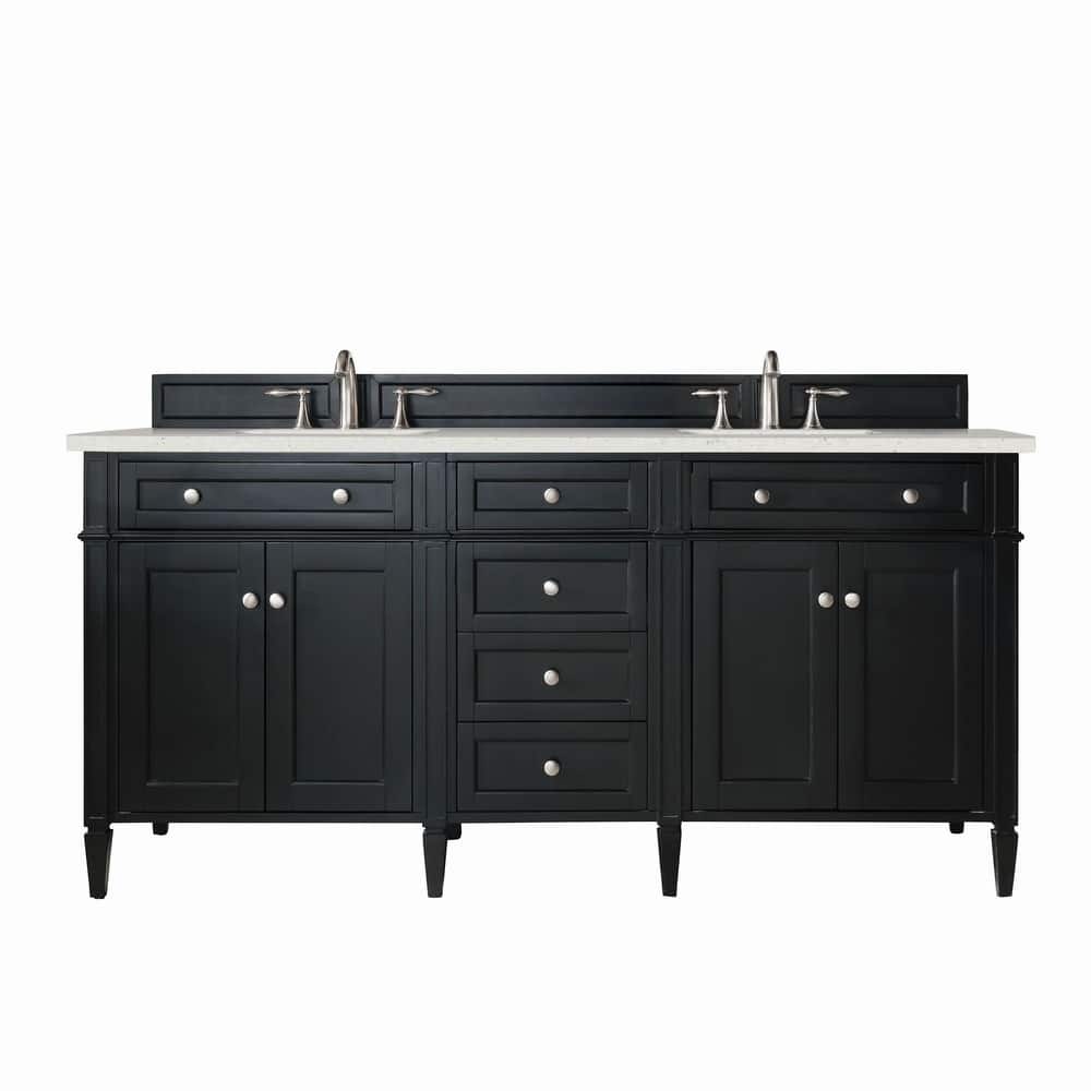 James Martin Vanities 650-V72-3LDL Brittany 72" Double Basin Poplar