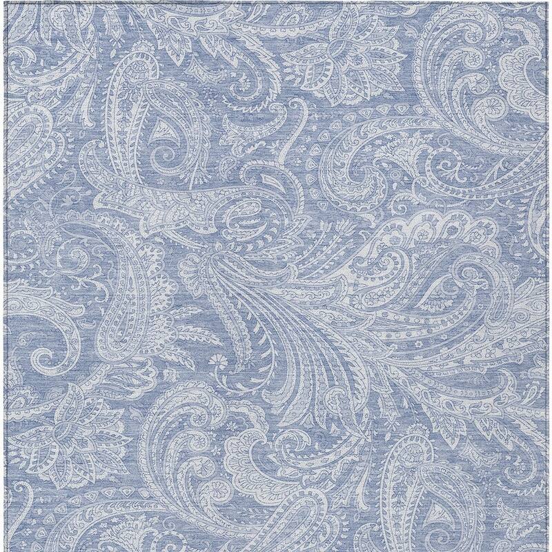 HomeRoots Paisley Transitional Rectangle Outdoor Rug
