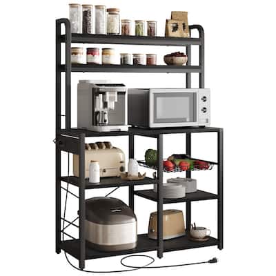 Bakers Rack with Power Outlet