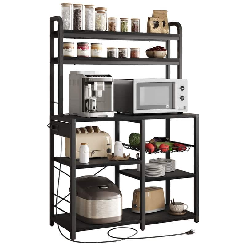 Bakers Rack with Power Outlet