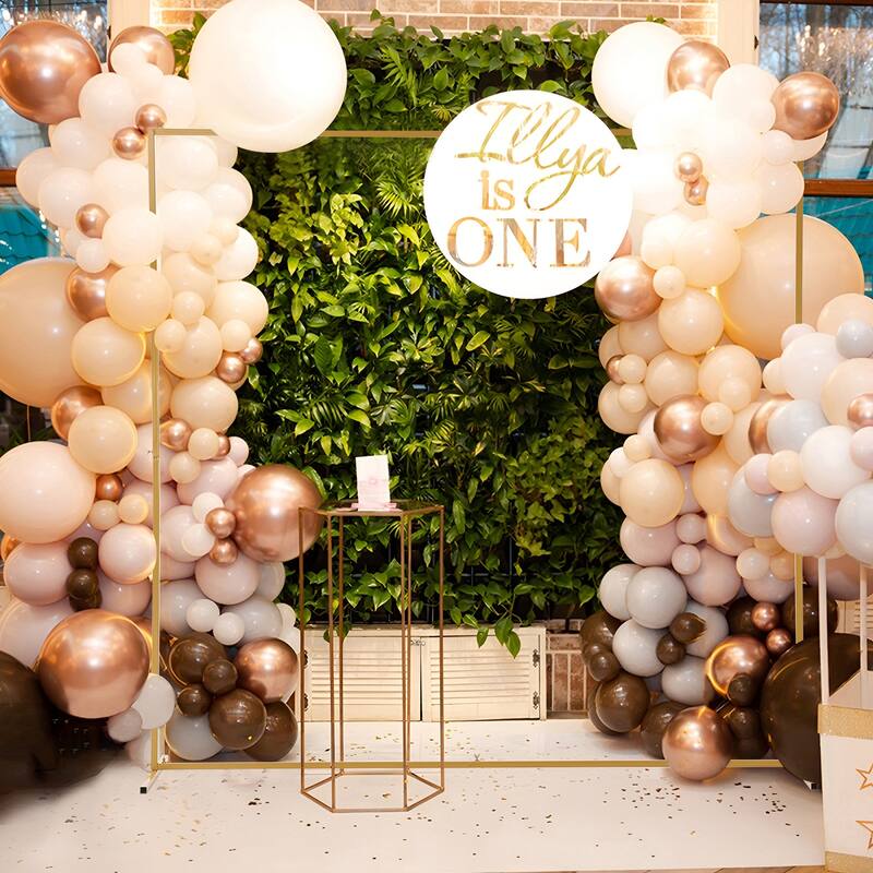 Metal Wedding Arch Backdrop Stand for Ceremony Birthday Party