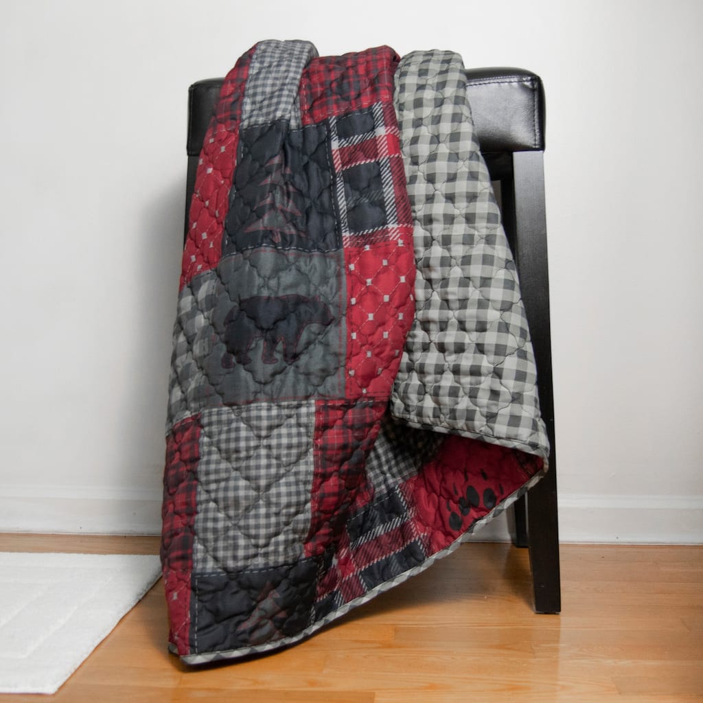 Your Lifestyle by Donna Sharp Red Forest Microfiber Throw