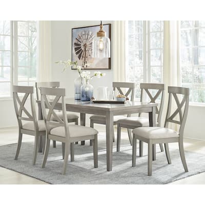Signature Design by Ashley Parellen Gray 7-Piece Dining Package