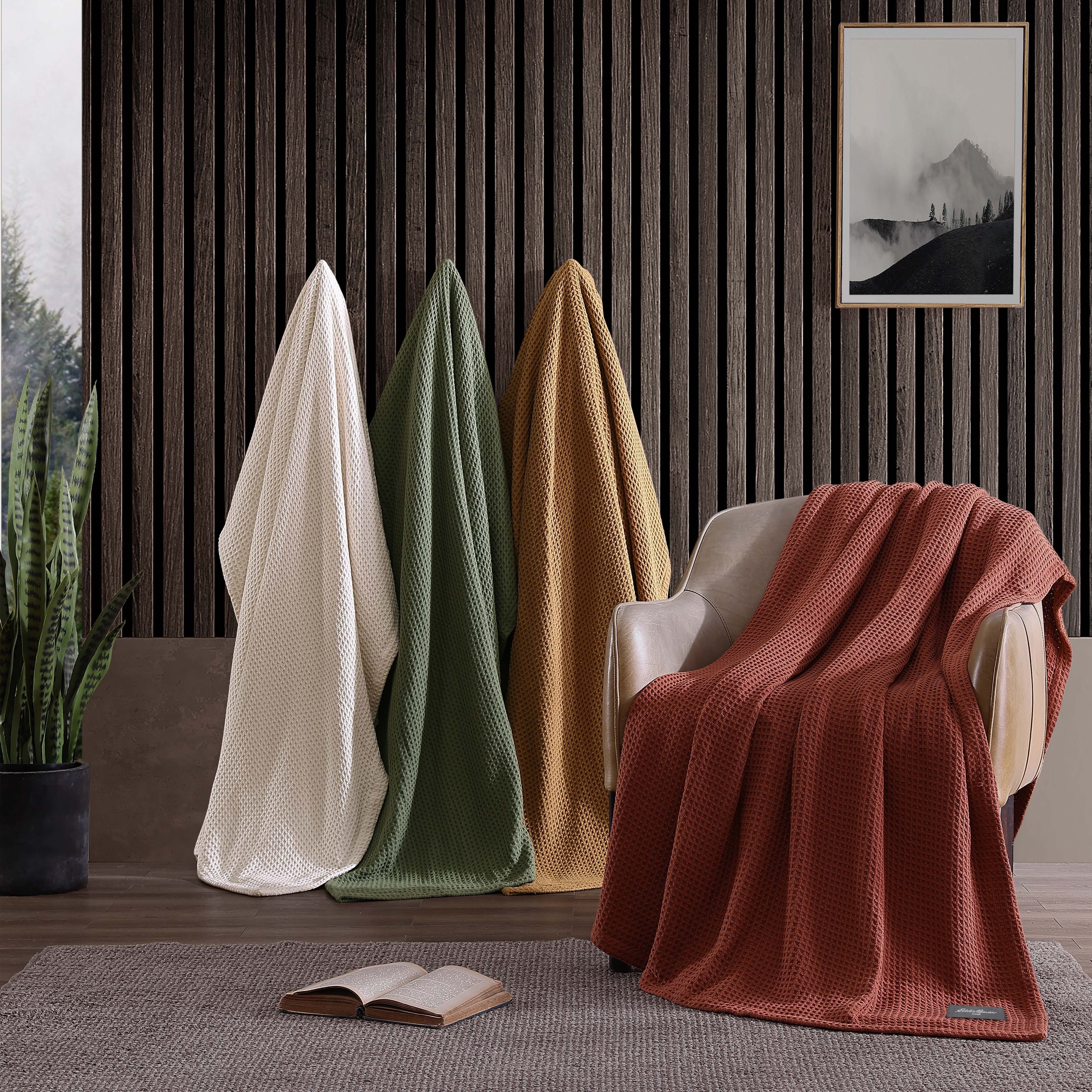 Eddie bauer store herringbone blanket