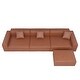 preview thumbnail 9 of 9, Vegan Leather 6-Piece Sectional Sofa