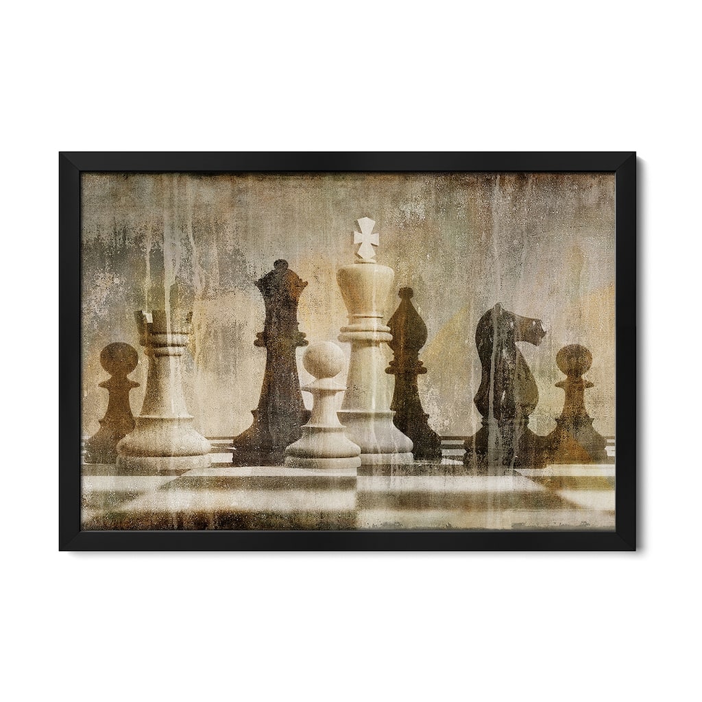 Chess Premium Framed Poster by Russell Brennan