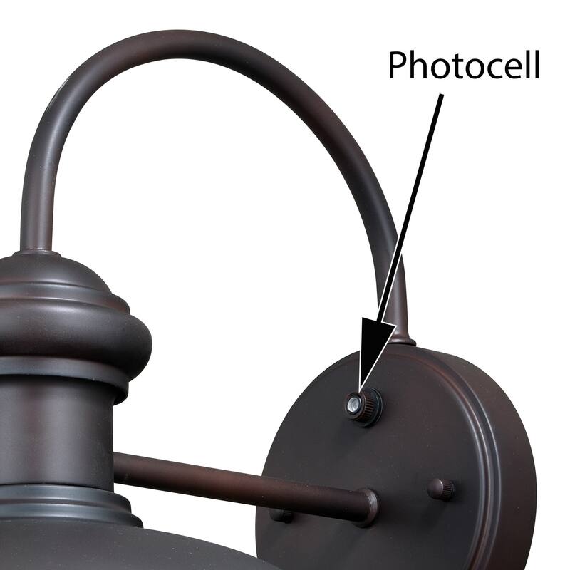 Vaxcel Lighting Franklin Single Light 15" Tall Outdoor Wall Sconce