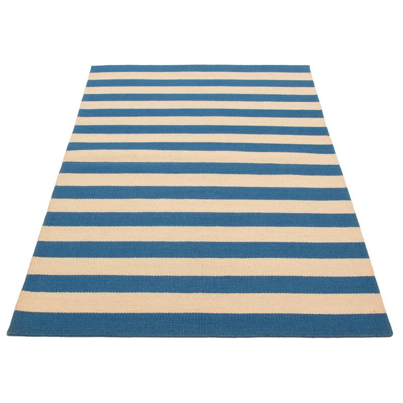 Ankara Blue Kilim 5'1" x 7'11" - 5'1 x 7'11