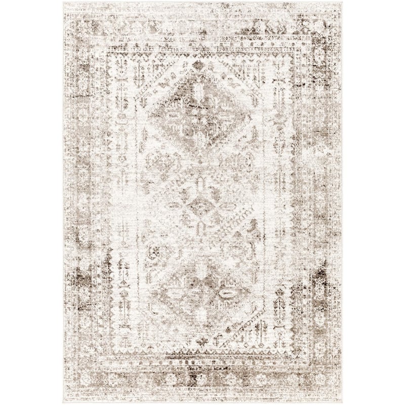 Livabliss Monte Carlo Updated Traditional Medallion Area Rug