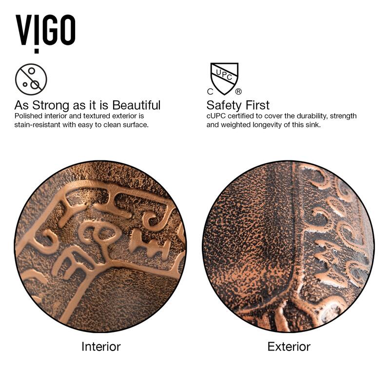 VIGO Donatello 23"L x 15"W x 5"H Glass Rectangular Vessel Bathroom Sink