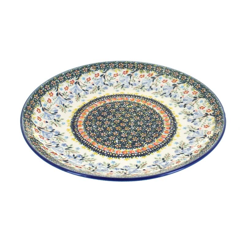 Blue Rose Polish Pottery Manufaktura Dinner Plate - Periwinkle
