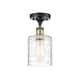 Option Deco Swirl / Black Antique Brass