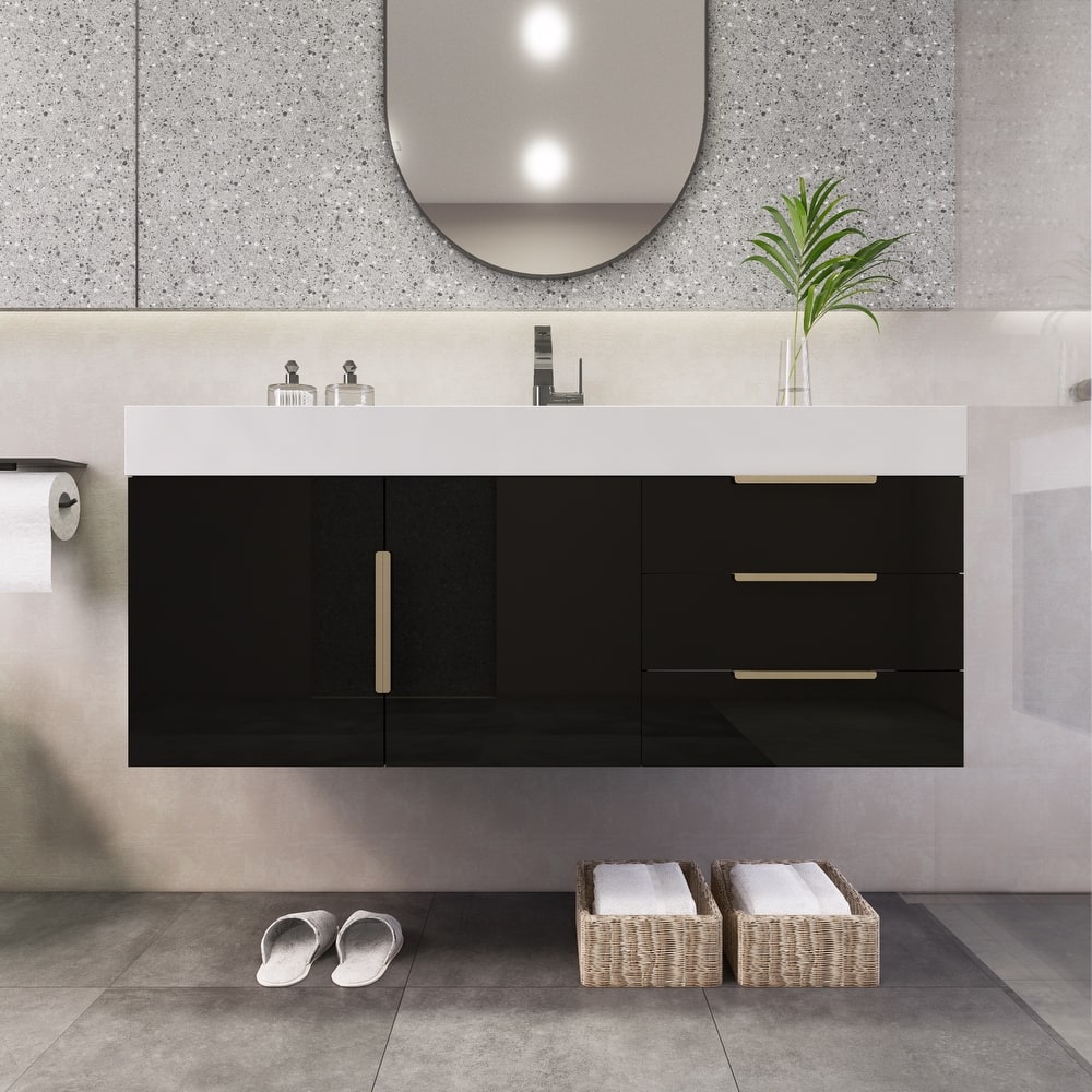 Noble 48" Wall Mounting Vanity with Reinforced Acrylic Sink