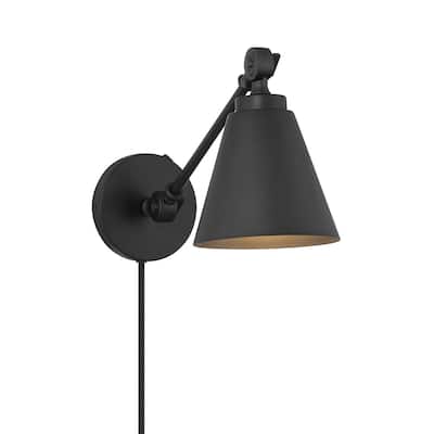 Wall Sconce in Matte Black