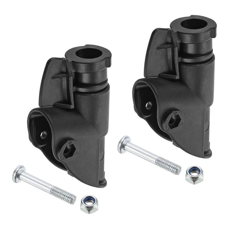 Lounge Chair Seat Latch Hinge, Fixed Catch Lock and Release, Black