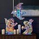 preview thumbnail 5 of 3, Prismatic Iridescent Spooky Ghost II 16", LED lights - N/A