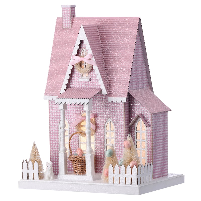 12.5" LED Spring Tudor House