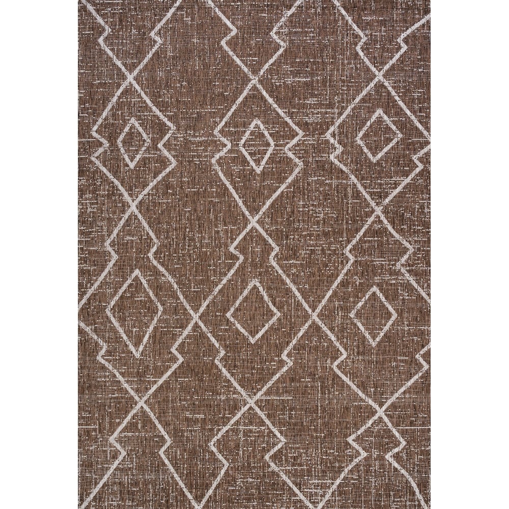 JONATHAN Y Derya Tribal Diamond Trellis Indoor/Outdoor Area Rug