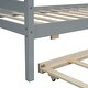 preview thumbnail 9 of 33, Bedroom Twin Size House-shaped Bed with Trundle