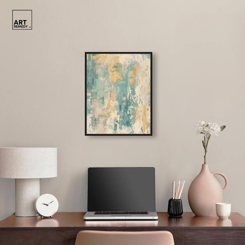Minted Ivory II Canvas by Art Remedy
