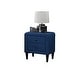 preview thumbnail 20 of 21, Velvet Gorgeous 1pc Nightstand for Bedroom Furniture
