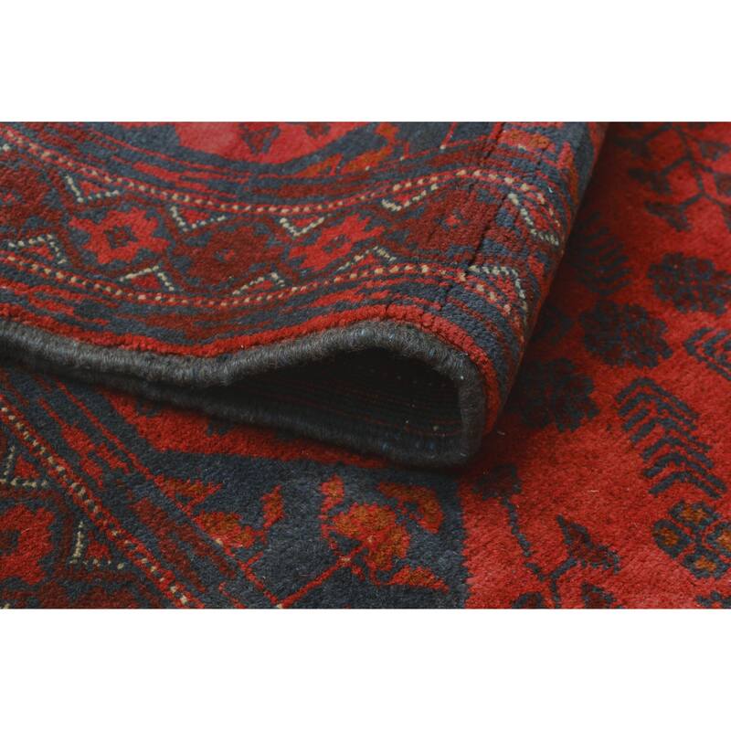 Khal Mohammadi Myra Red/Navy Runner - 2'7" x 9'7"
