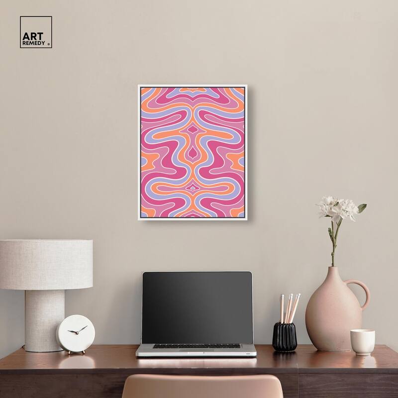Bubble Gum Retro II Canvas by Art Remedy
