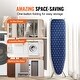 preview thumbnail 6 of 5, Ironing Board with Bottom Storage Tray for Home Laundry Room Use - 55.4"x 14.6"