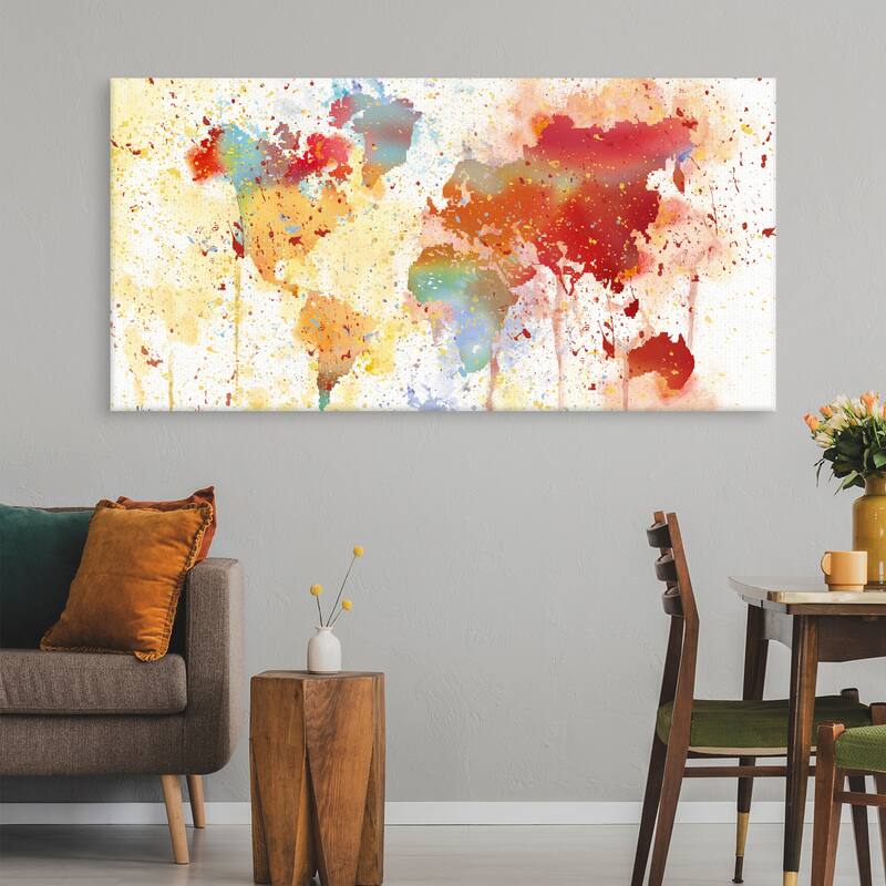 Traveled the World by Nan Canvas Art Print