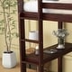 preview thumbnail 4 of 5, Twin Loft Bed with built-in desk,Espresso