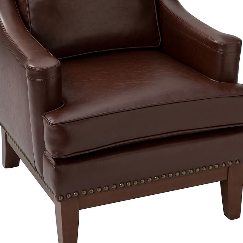 Etienne Comfy Living Room Armchair with Apron Design by HULALA HOME
