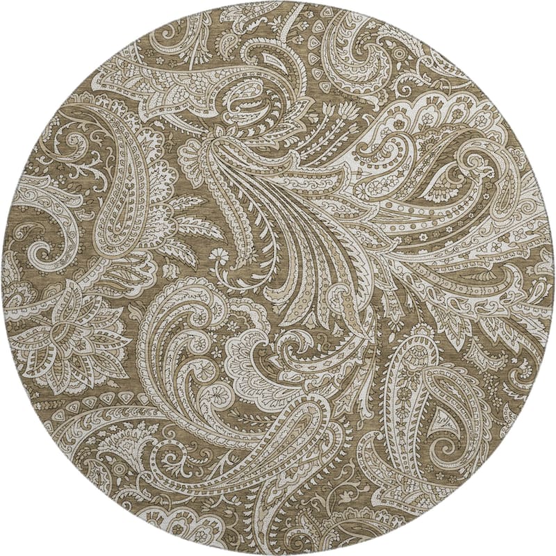 Premium Washable Super Soft Traditional Paisley Mayfield Rug