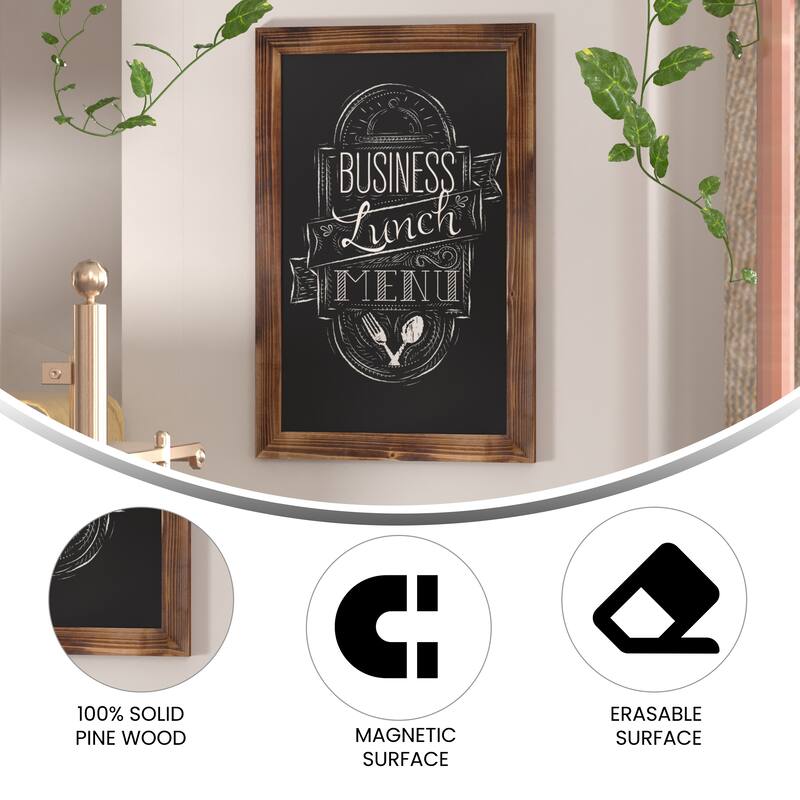 Wall Mounted Magnetic Chalkboard