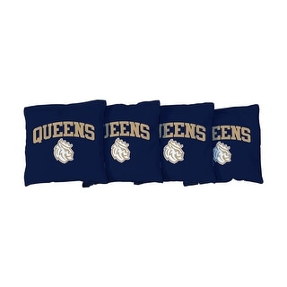 Queens University of Charlotte Royals Navy Cornhole Bags