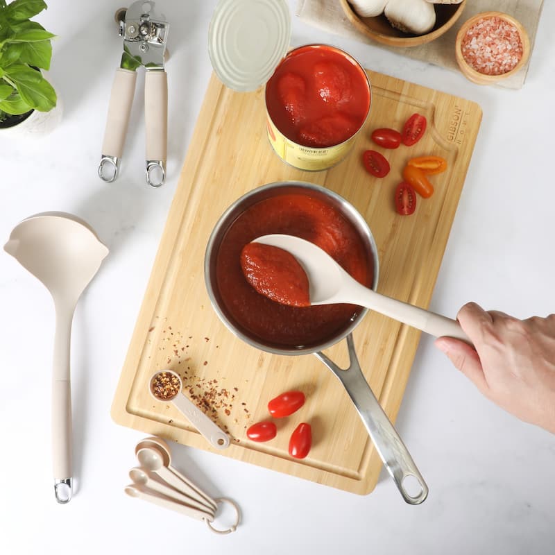 Gibson Home 20pc Kitchen Gadget Set - Nylon Utensils, Measuring Cups & Prep Tools