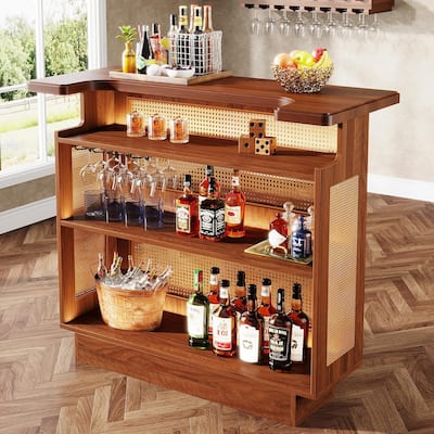 4 Tiers Liquor Bar Table, Home Bar Unit
