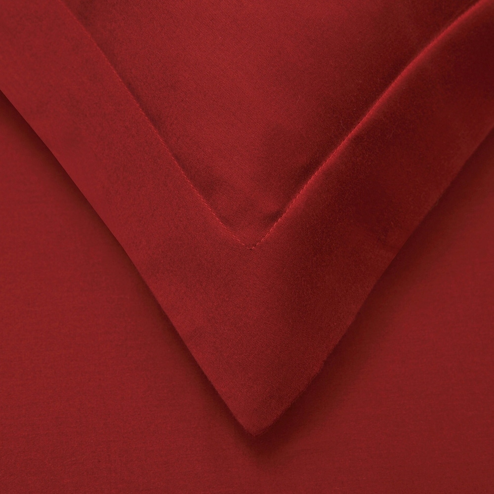 Superior 300 Thread Count Combed Cotton Sateen Duvet Cover Set