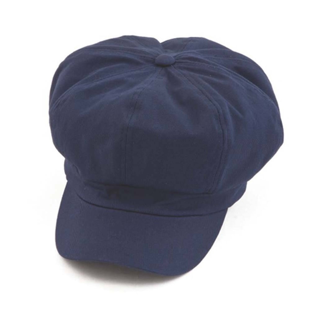 cotton elastic newsboy cap
