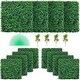 preview thumbnail 1 of 5, VEVOR 12 Piece 20"x20" Artificial Boxwood Panels for Indoor & Outdoor Use, Green - 11
