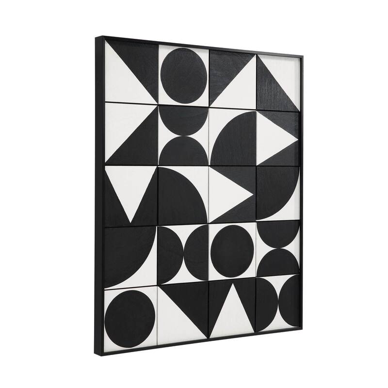 Renwil Thar Canvas 2-Piece Wall Art with Matte Black Frame