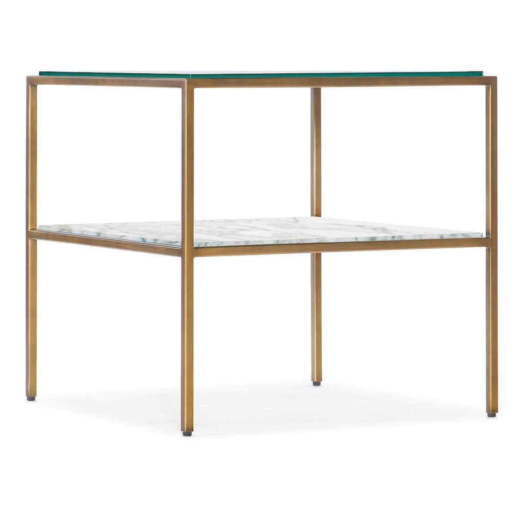 Hooker Furniture M12-80113-15 Cashel 24" Wide Marble Top Stainless