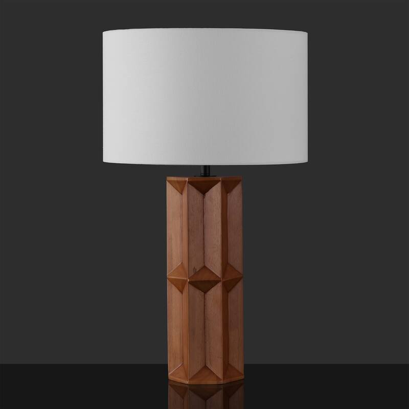 SAFAVIEH Couture Ferdinand Wood Table Lamp - 16"W x 16"D x 29"H