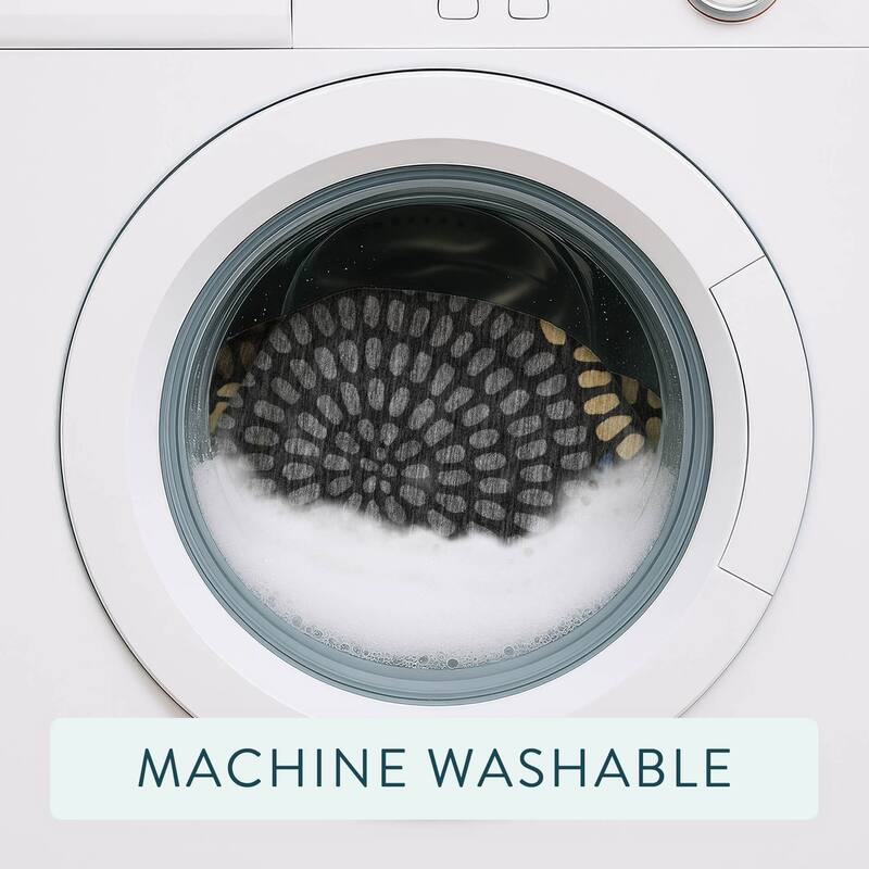 Machine Washable Indoor/ Outdoor Casual Ric Chantille Rug