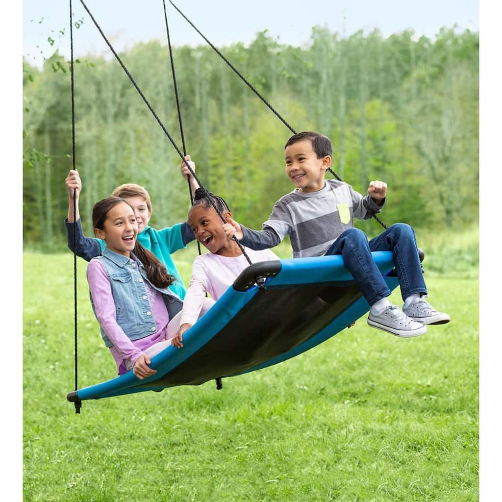 HearthSong 60-in. x 32-in. SkyCurve Platform Tree Swing - One-Size