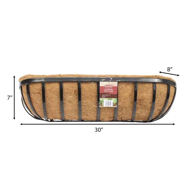 Cambridge Premium Wall Troughs with Coco Liner - 24"L, 30"L or 36"L