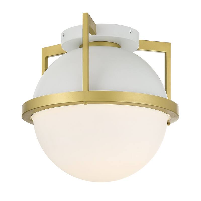 Savoy House 6-4602-1 Carlysle 15" Wide Flush Mount Globe Ceiling