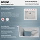 preview thumbnail 38 of 59, Karran Top Mount 25 in. Single Bowl Quartz Kitchen Sink Kit
