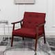 Option Garnet Red Fabric/Espresso