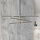 preview thumbnail 1 of 3, Luxury Modern Chandelier, 10.00H x 39.75W, with Luxe Industrial Style, Matte Black, UQL4500 by Urban Ambiance